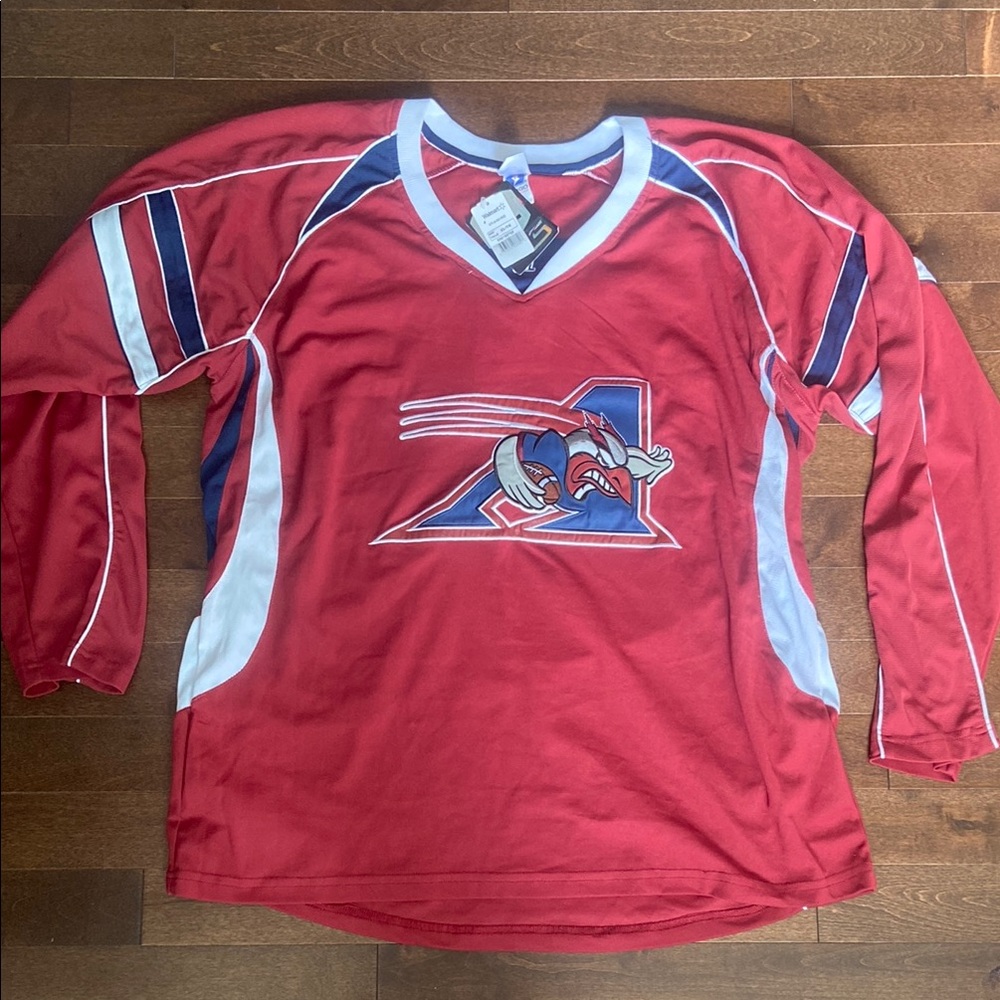 Montreal Alouettes Red Athletic Jersey with Logo